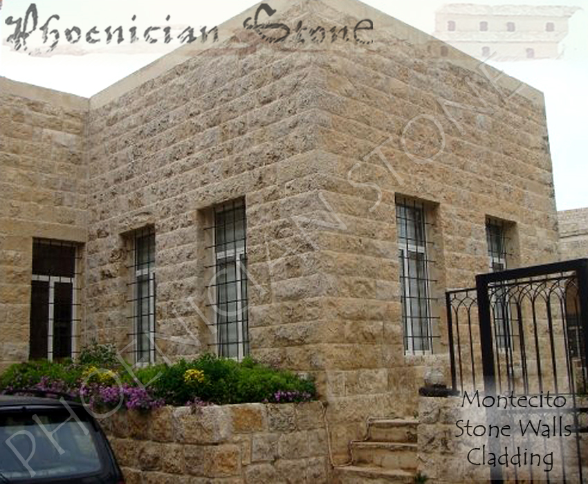 Montecito Stone Wall Cladding New milled & clefted Limestone