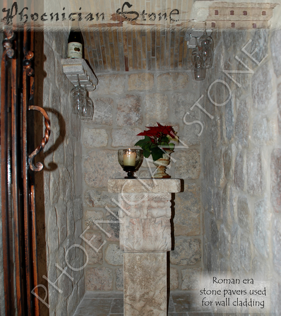 Roman Cobble Stone© Reclaimed Wall Cladding (2000 years old)