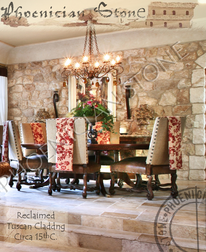 Tuscan Stone© Reclaimed Wall Cladding (600 years old)