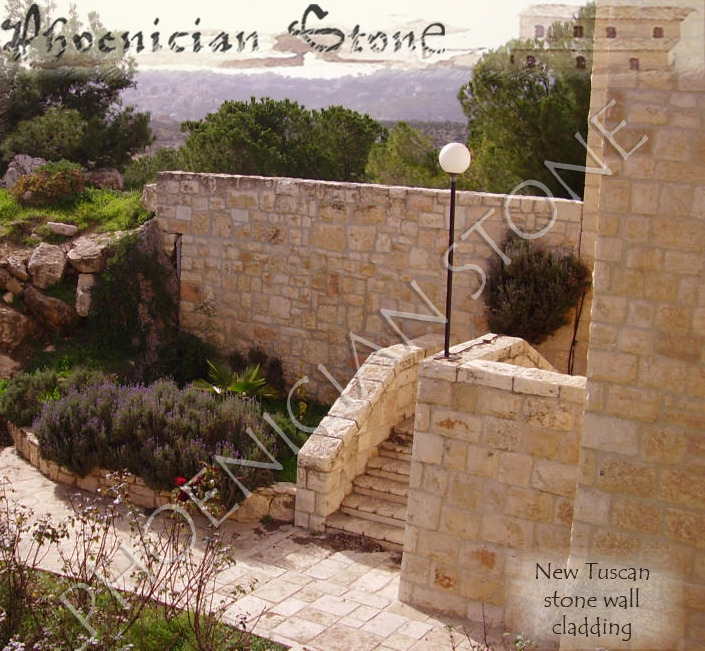 Tuscan Stone Wall Cladding New milled & clefted Limestone