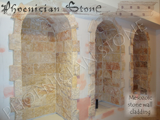 Mesozoic Stone© Reclaimed Walls Cladding (400 to 600 years old)