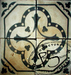 Encaustic Tile #8-B