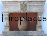 Antique and new stone Fireplaces