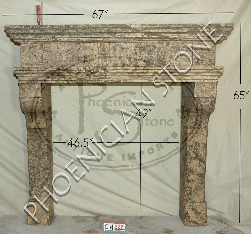 Old Reclaimed Antique Mantels And Hand Carved Limestone Mantles By